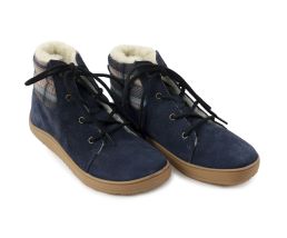 Barefoot boots BEETLE - Blue 24-29 EU