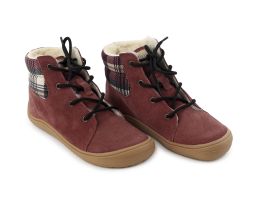 Ghete barefoot BEETLE - Bordeaux  - Tikki Shoes
